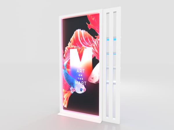 MOD-1649 Custom Double-sided LED Lightbox with Shelves -- Image 4