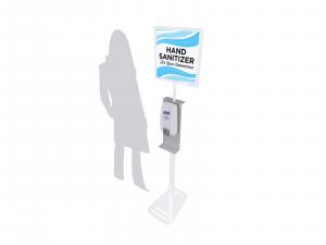 REETC-907 Hand Sanitizer Stand w/ Graphic